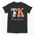 TK Teacher Retro Groovy Vintage Happy First Day Of School Unisex T-Shirt, Groovy Teacher Gifts, trending gift