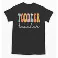 Toddler Teacher Retro Groovy Women Happy First Day Of School Unisex T-Shirt, Groovy Teacher Gifts, trending gift