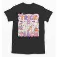 Trick Or Teach Retro Halloween Teacher Look Unisex T-Shirt, trending gift Trick Or Teach Retro Halloween Teacher Look Unisex T-Shirt, trending gift