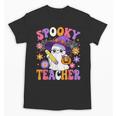 Trick Or Teach Spooky Teacher Ghost Halloween Teacher Unisex T-Shirt, trending gift