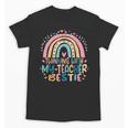 Twinning With My Teacher Bestie Rainbow Matching Teachers Unisex T-Shirt, trending gift Twinning With My Teacher Bestie Rainbow Matching Teachers Unisex T-Shirt, trending gift