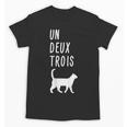 Un Deux Trois Cat Shirt French Teacher Unisex T-Shirt, trending gift Un Deux Trois Cat Shirt French Teacher Unisex T-Shirt, trending gift
