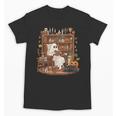 Vintage Ghost Book Reading Pumpkin Gothic Halloween Teachers Unisex T-Shirt, trending gift Vintage Ghost Book Reading Pumpkin Gothic Halloween Teachers Unisex T-Shirt, trending gift