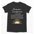 Vintage Human Sunshine Definition Teachers Mom Boss Women Unisex T-Shirt, Couple Gifts, trending gift