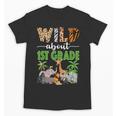 Wild About 1st Grade Teacher Student First Grade Zoo Safari Unisex T-Shirt, First Grade Teacher Gifts, trending gift Wild About 1st Grade Teacher Student First Grade Zoo Safari Unisex T-Shirt, First Grade Teacher Gifts, trending gift