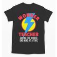 Wonder Teacher Costume Shirt Teacher Halloween Costume Tee Unisex T-Shirt, trending gift Wonder Teacher Costume Shirt Teacher Halloween Costume Tee Unisex T-Shirt, trending gift