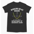 Working On My Quads Algebra Math Gym Teacher Unisex T-Shirt, trending gift