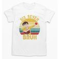 67 Meme Six Seven Bruh Retro Dabbing Teacher School Unisex T-Shirt, trending gift