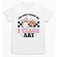 You Can't Scare Me I Teach Art Retro Teacher Ghost Halloween Unisex T-Shirt, trending gift You Can't Scare Me I Teach Art Retro Teacher Ghost Halloween Unisex T-Shirt, trending gift