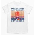 Take Chances Make Mistakes Get Messy Vintage Teacher Life Unisex T-Shirt, trending gift Take Chances Make Mistakes Get Messy Vintage Teacher Life Unisex T-Shirt, trending gift