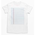 College Ruled Lined Paper Student Teacher Professor Costume Unisex T-Shirt, trending gift