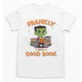 Cute Halloween Teacher Librarian Frankenstein Reading Books Unisex T-Shirt, trending gift Cute Halloween Teacher Librarian Frankenstein Reading Books Unisex T-Shirt, trending gift