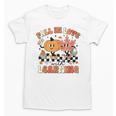 Fall In Love With Learning Teacher Retro Thanksgiving Unisex T-Shirt, trending gift Fall In Love With Learning Teacher Retro Thanksgiving Unisex T-Shirt, trending gift