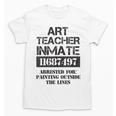 Halloween Art Teacher Prisoner Costume Unisex T-Shirt, trending gift