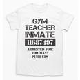 Halloween Gym Teacher Prisoner Costume Unisex T-Shirt, trending gift