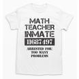 Halloween Math Teacher Prisoner Costume Unisex T-Shirt, trending gift Halloween Math Teacher Prisoner Costume Unisex T-Shirt, trending gift