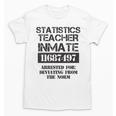 Halloween Statistics Teacher Prisoner Costume Unisex T-Shirt, trending gift Halloween Statistics Teacher Prisoner Costume Unisex T-Shirt, trending gift