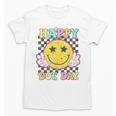 Happy Dot Day Hippie Flowers Smile Face Groovy Teacher Kids Unisex T-Shirt, Groovy Teacher Gifts, trending gift
