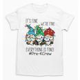 It's Fine We'Re Fine Gnome Pre-K Teacher Christmas Light For Men Women Unisex T-Shirt, trending gift
