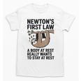 Newtons First Law Physics Jokes Science Teacher Unisex T-Shirt, Science Teacher Gifts, trending gift Newtons First Law Physics Jokes Science Teacher Unisex T-Shirt, Science Teacher Gifts, trending gift
