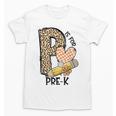 P Is For Pre K Teacher Leopard First Day Of School For Men Women Girls Kids Unisex T-Shirt, trending gift