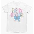 Preppy Fifth Grade Teacher Blue Floral Coquette Pencil Bow Unisex T-Shirt, trending gift Preppy Fifth Grade Teacher Blue Floral Coquette Pencil Bow Unisex T-Shirt, trending gift