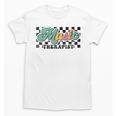 Retro Checkered Music Therapist Squad Music Therapy Teacher For Men Women Unisex T-Shirt, trending gift