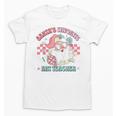 Retro Pink Christmas Santa's Favorite Art Teacher Artist Unisex T-Shirt, trending gift