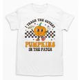 I Teach The Cutest Pumpkins In The Patch Groovy Teacher Fall Unisex T-Shirt, Groovy Teacher Gifts, trending gift