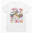 Trick Or Teach Groovy Teacher Halloween Retro Floral Ghost Unisex T-Shirt, Groovy Teacher Gifts, trending gift Trick Or Teach Groovy Teacher Halloween Retro Floral Ghost Unisex T-Shirt, Groovy Teacher Gifts, trending gift