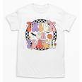 Trick Or Teach Retro Groovy Halloween Teacher Unisex T-Shirt, Groovy Teacher Gifts, trending gift