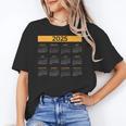 2025 Calendar For Planners Teachers Offices Months Unisex T-Shirt, funny gift 2025 Calendar For Planners Teachers Offices Months Unisex T-Shirt, funny gift