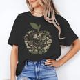 Apple Hearts Teacher Camouflage Clothing School Camo Apple For Men Women Girls Kids Unisex T-Shirt, funny gift