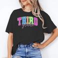 Back To School Neon Checkered Third Grade Colorful Teacher Unisex T-Shirt, funny gift Back To School Neon Checkered Third Grade Colorful Teacher Unisex T-Shirt, funny gift