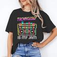 Back To School Retro Technology Is My Jam 80's Teacher Unisex T-Shirt, funny gift Back To School Retro Technology Is My Jam 80's Teacher Unisex T-Shirt, funny gift