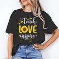 Back To School Teach Love And Inspire Teacher Sunflower Unisex T-Shirt, funny gift Back To School Teach Love And Inspire Teacher Sunflower Unisex T-Shirt, funny gift