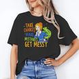 Beauty Teacher Take Chances Make Mistakes Get Messy Unisex T-Shirt, funny gift Beauty Teacher Take Chances Make Mistakes Get Messy Unisex T-Shirt, funny gift