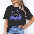 Blue Bobcats School Spirit Coquette Bow Mascot Teacher Unisex T-Shirt, funny gift
