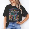 Childcare Teacher Negotiate With Toddlers Daycare Provider Unisex T-Shirt, funny gift Childcare Teacher Negotiate With Toddlers Daycare Provider Unisex T-Shirt, funny gift