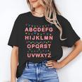 Christmas Alphabet Candy Cane Teachers Students Candy Cane For Men Women Kids Unisex T-Shirt, funny gift Christmas Alphabet Candy Cane Teachers Students Candy Cane For Men Women Kids Unisex T-Shirt, funny gift