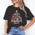 Christmas Library Tree Love Reading Books Nerd Teacher Unisex T-Shirt, funny gift Christmas Library Tree Love Reading Books Nerd Teacher Unisex T-Shirt, funny gift