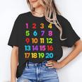 Counting 1-10 Learn To Count Number School Kids Teacher Unisex T-Shirt, funny gift Counting 1-10 Learn To Count Number School Kids Teacher Unisex T-Shirt, funny gift