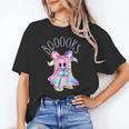 Cute Ghost Book Reading Halloween Teacher Top Girls Women Unisex T-Shirt, funny gift