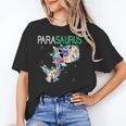 Dino Para Professional Teacher Collection T-Rex Dinosaur Paraeducator Assistant Teacher Unisex T-Shirt, funny gift