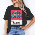 All Done Sped Teacher ASL Teacher Neurodiversity Hand Sign Unisex T-Shirt, funny gift All Done Sped Teacher ASL Teacher Neurodiversity Hand Sign Unisex T-Shirt, funny gift