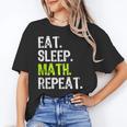 Eat Sleep Math Repeat Teacher Lover Unisex T-Shirt, funny gift Eat Sleep Math Repeat Teacher Lover Unisex T-Shirt, funny gift