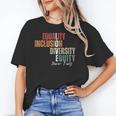 Equality Inclusion Diversity Equity Love Never Fails Teacher Unisex T-Shirt, funny gift