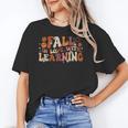 Fall In Love With Learning Autum Thanksgiving Teacher Kids Unisex T-Shirt, funny gift