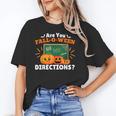 Are You Fall O Ween Directions Halloween Teacher Retro Unisex T-Shirt, funny gift