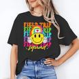 Field Trip Squad Groovy Field Day Smile Face Teacher Tie Dye Unisex T-Shirt, Groovy Teacher Shirts, funny gift Field Trip Squad Groovy Field Day Smile Face Teacher Tie Dye Unisex T-Shirt, Groovy Teacher Shirts, funny gift